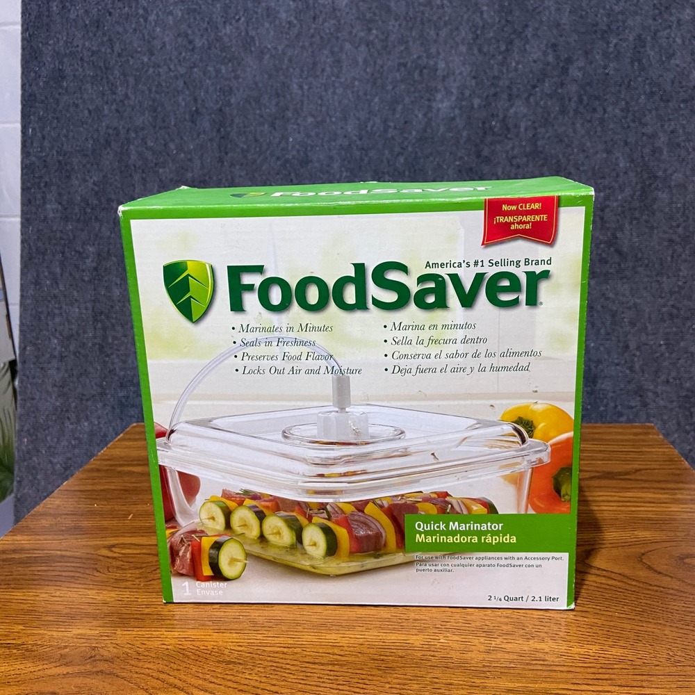 FoodSaver Quick Marinator 2.25 Quart Vacuum Sealer Canister T02-0050-01 Clear